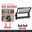 [Llevá 2 Pagá 1] Organizador de Baño Multifuncional de Acero Inoxidable con Instalación por Sellado al Vacío +REGALO: 2 Soportes de Baño
