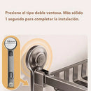 [Llevá 2 Pagá 1] Organizador de Baño Multifuncional de Acero Inoxidable con Instalación por Sellado al Vacío +REGALO: 2 Soportes de Baño